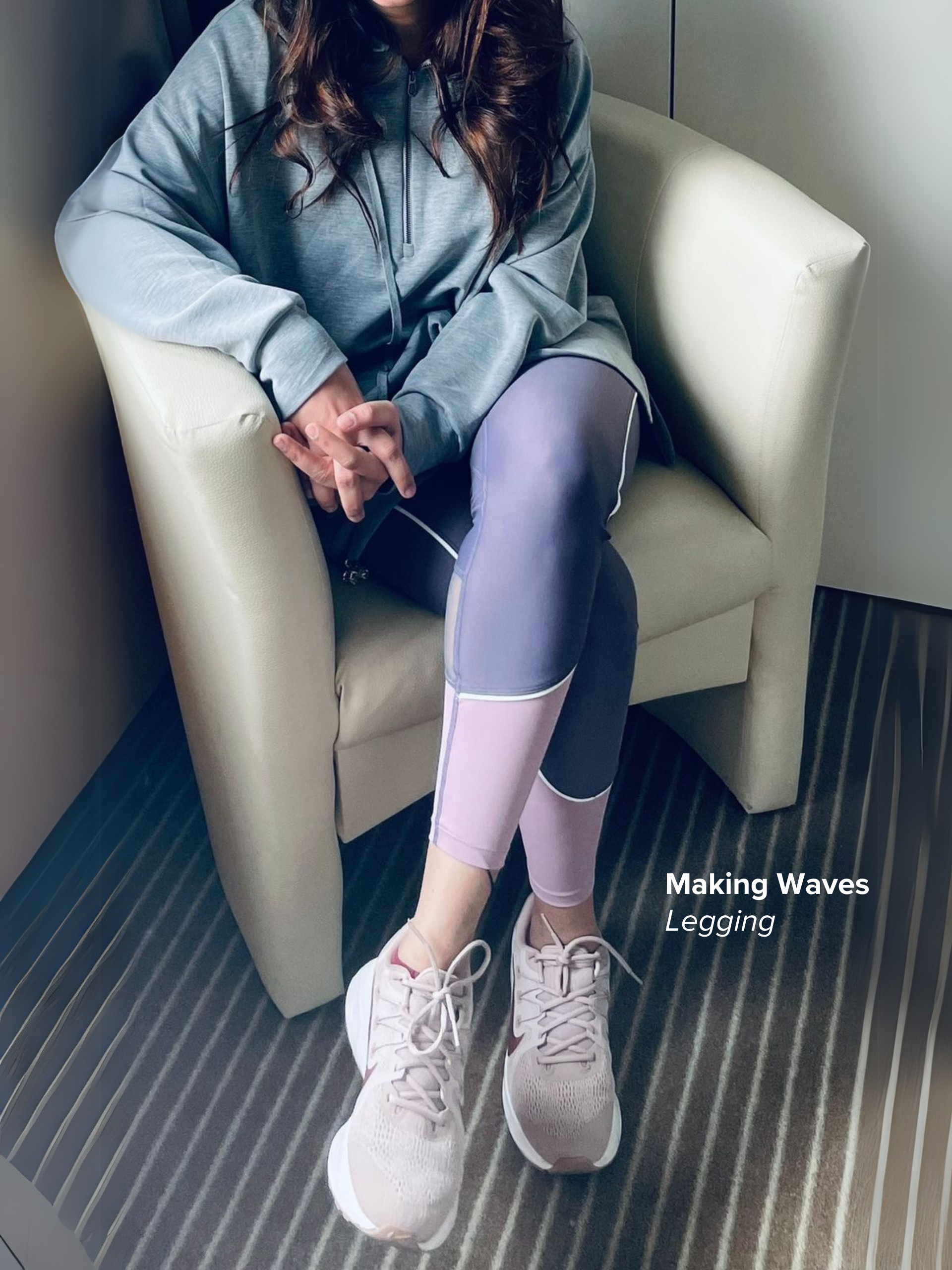 7/8 Making Waves legging